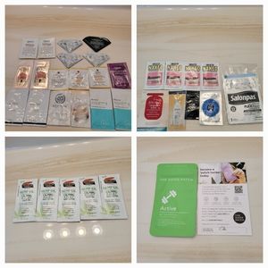 Personal care pack samples, lots of brands all new all fresh 86 pc.